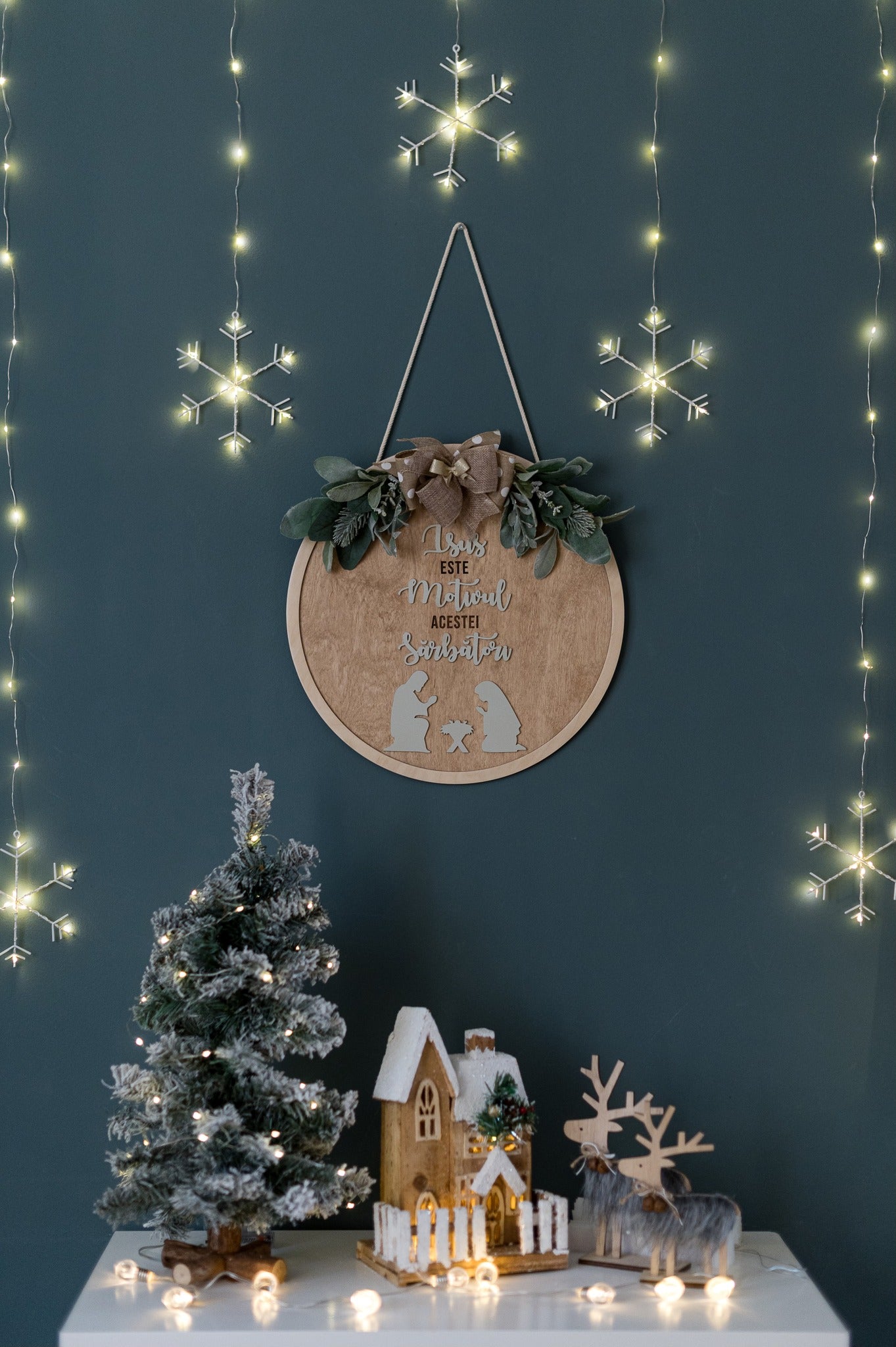 Decor de Crăciun - Cristos este Motivul acestei Sărbători