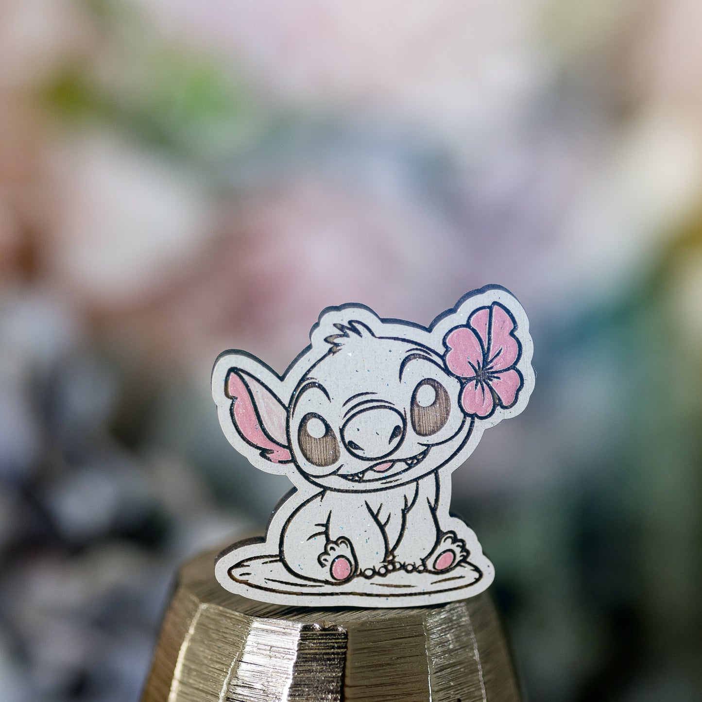 Mărțișor pictat manual, prietena lui Stitch, Angel