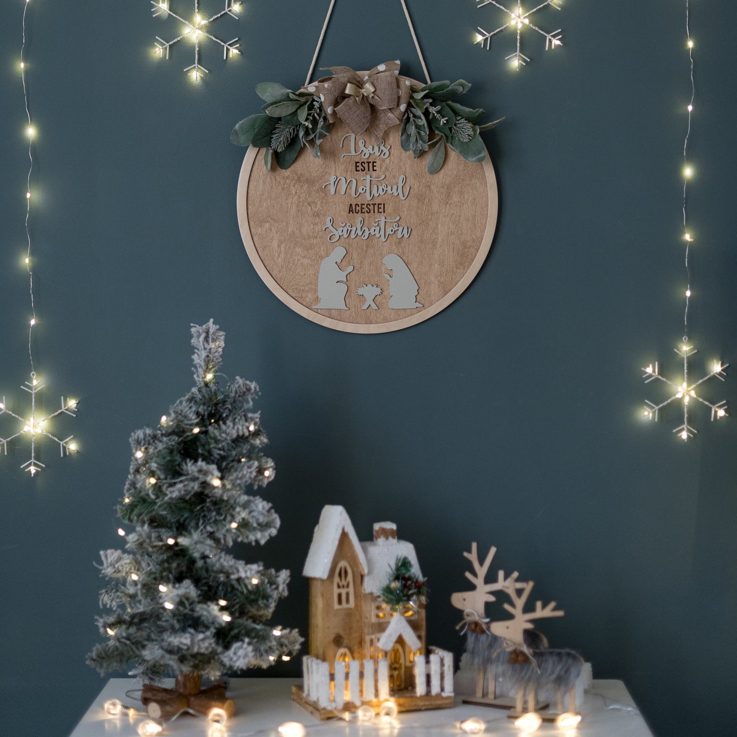 Decor de Crăciun - Cristos este Motivul acestei Sărbători